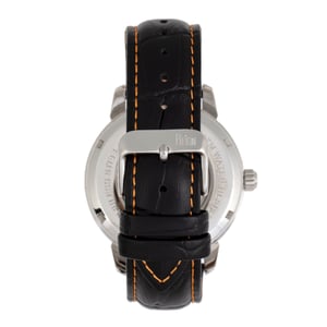 Reign Rudolf Automatic Skeleton Leather-Band Watch