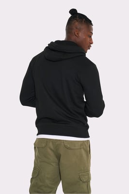 Black 'Probert' Cotton Blend Hoody