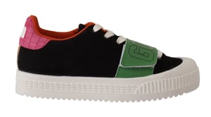 GCDS Multicolor Suede Low Top Lace Up Damesschoenen