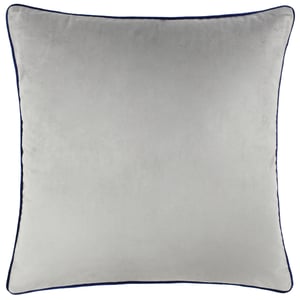 Paoletti Meridian Piped Velvet Cushion Cover