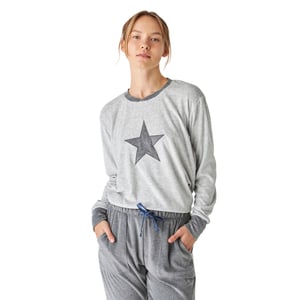 Vinterpyjamas långärmad sammet JJBEP1700 dam