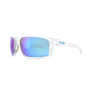 Oakley Wrap Heren gepolijst Clear Prizm Sapphire zonnebril