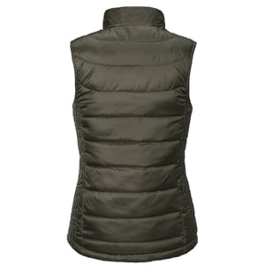 Russell Dames/Dames Nano Gewatteerde Bodywarmer (Donkere Olijf)