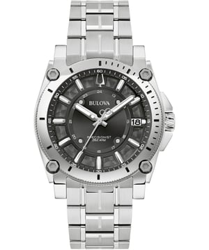 Bulova Precisionist Icon Heren Zilveren Horloge 96B417