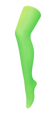 Dames 40 denier nieuwigheid kleurrijke neon panty's - Neon Groen