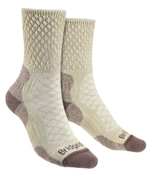 Bridgedale - Womens Hiking Lightweight Merino Socks - Sand