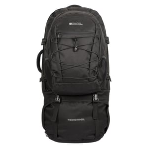 Mountain Warehouse Traveller 100L rugzak (Zwart)