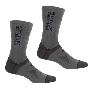 Regatta Unisex wollen sokken voor wandelschoenen volwassenen (pak van 2)