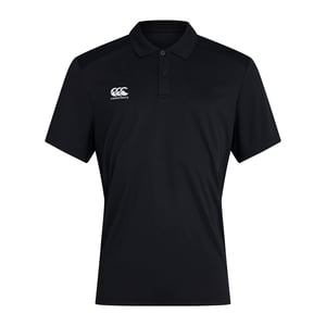 Canterbury Mens Club Dry Polo Shirt (Black)