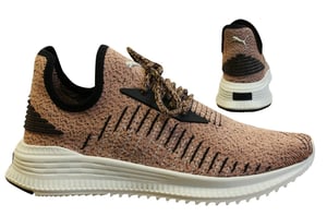 Puma Ignite Avid EvoKnit Slip On Clay Textile Mesh Trainers - Herrar