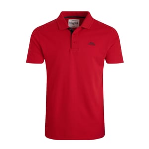 Weird Fish Mens Miles Pique Organic Polo Shirt (Barberry Red Marl)
