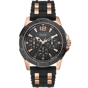 Guess W0366G3 Analoog Roestvrijstalen Herenhorloge