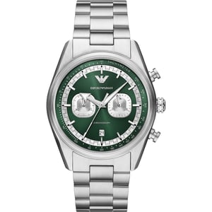 Emporio Armani Racer Heren Zilveren Horloge AR11637