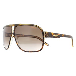 Carrera Aviator Mens Havana Brown gradiënt zonnebril