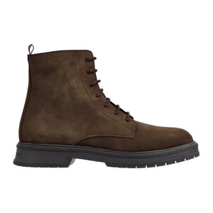 Tommy Hilfiger Veterschoenen Veterboot Suede Bruin