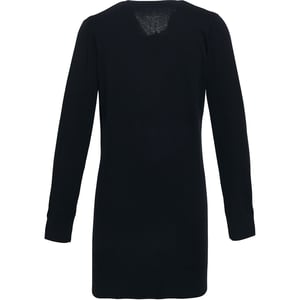Premier Womens/Ladies Longline V Neck Knitted Cardigan (Black)