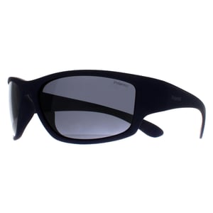 Polaroid Wrap Unisex Matte Blauw Grijs Blauw Gepolariseerd PLD 7005/S