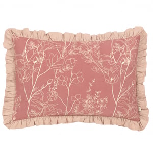 Wylder Mae Embroidered Cotton Cushion Cover