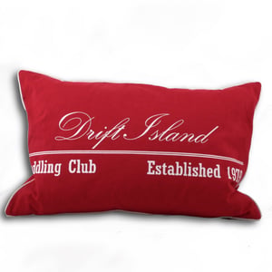 Riva Home Drift Island Printed Piped Feather Filled Cushion