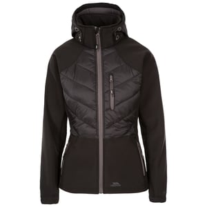 Trespass Womens/Ladies Elvira Soft Shell Jacket (Black)