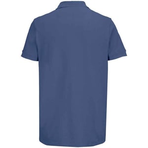 SOLS Unisex Adult Pacific Pique Twin Needle Stitch Polo Shirt (Denim)