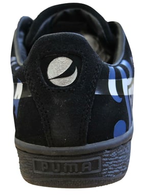 Puma Suede Classic x Pepsi Träningsskor för herrar Svart Läder Snörning Skor 366332 02