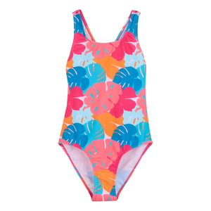 Regatta Eendelig Katrisse Tropical Leaves Meisjesbadpak (Veelkleurig)