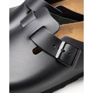 Birkenstock Boston Natural Leather Unisex Clogs