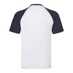 Fruit of the Loom Heren t-shirt honkbal met korte mouwen