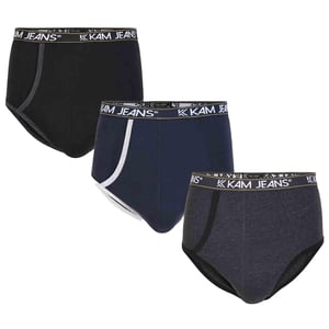 Kam Mens Big & Tall Multipack Of 3 Briefs