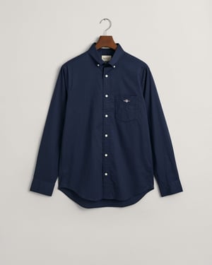 GANT Mens Regular Fit Long Sleeve Poplin Shirt