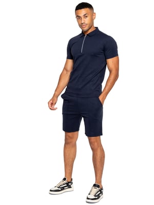 Enzo | Mens Polo Tracksuit Set - Navy