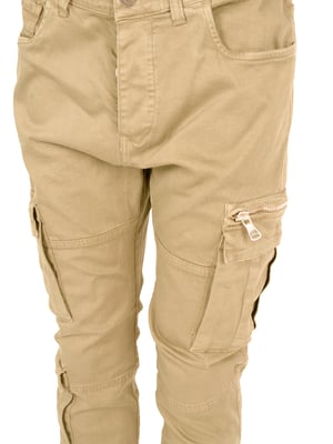Xagon Byxor Cargobyxor Herr Beige