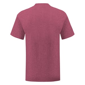 Fruit of the Loom Iconisch T-shirt voor heren (set van 5) (Heide Bourgogne)