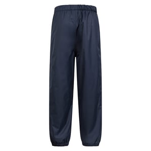 Mountain Warehouse Waterdichte kinder/kinder fleece gevoerde broek (Marine)