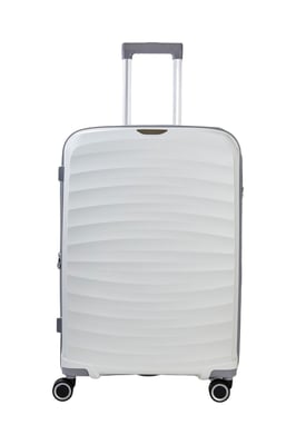 Vit resväska med hårt skal Cabin Bagage