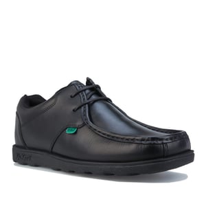 Nieuwe heren/heren zwarte kickers fragma veterende casual schoenen.