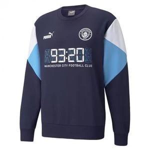 Puma Manchester City Football Club Långärmad Crew Neck Herrtröjor 764522 03