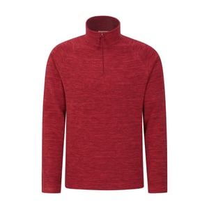 Mountain Warehouse Mens Snowdon II Fleece Top (Mörkröd)