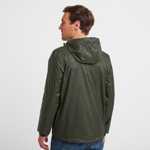 Craven Mens Waterproof Packaway Jacket Dark Khaki