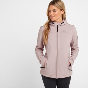 Keld Womens Softshell Hoodie Dusky Pink