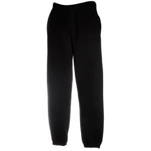 Fruit Of The Loom Heren Premium 70/30 Elastische Joggingbroek /Joggingsbroek (Zwart)