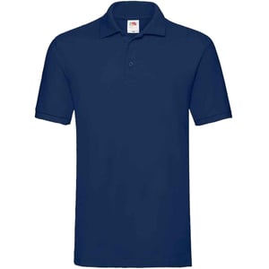 Fruit of the Loom Heren Premium Katoenen Piqué Poloshirt (Marine)