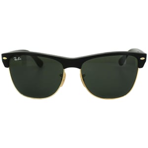 Ray-Ban Oval Unisex Demi Shiny Black Green Sunglasses