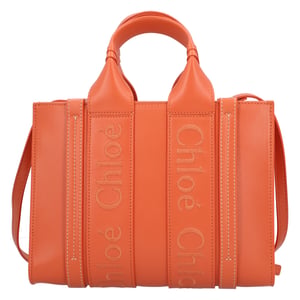 Chloé Liten Woody Tote-väska Orange