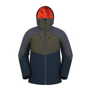 Mountain Warehouse Mens Anton Vattentät Skidjacka (Khaki Grön)