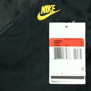 Nike Dri-Fit Zip Up Hooded Women Casual Sports Black Sleeveless Hoody 332694 010