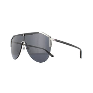Gucci Sunglasses GG0584S 001 Ruthenium and Black Grey