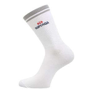 Superga Unisex Adult Ribbed Knitted Socks (Pack of 3) (White)