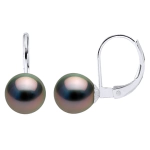 Oorbellen Tahitian Parels 89mm Oval 925